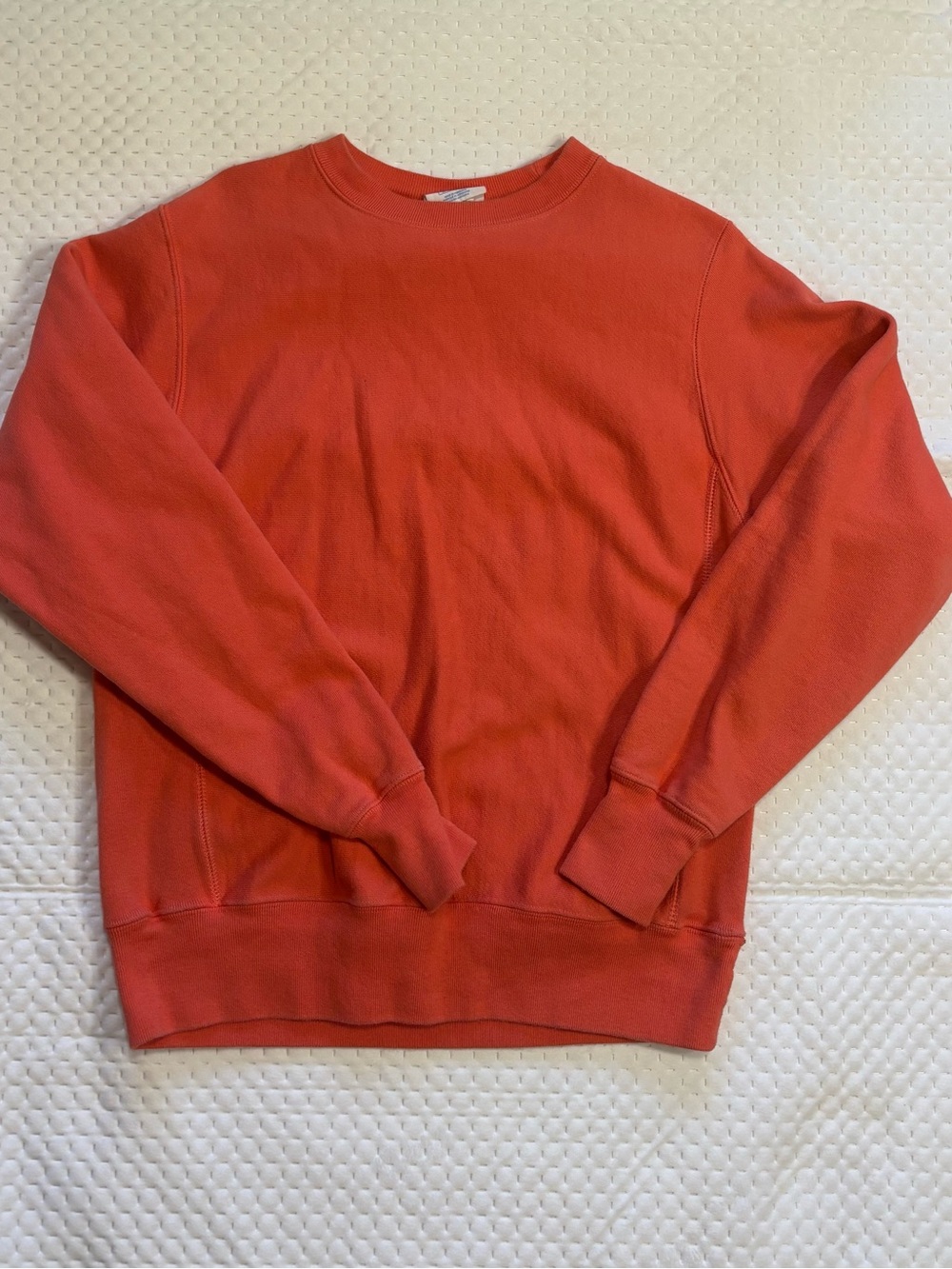 Champion Men's Crewneck Sweatshirt in Coral